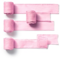 CHUQING Geschenkband breit Rosa Schleifenband Bänder Dekoband Stoffband für Hochzeit, Taufe und Geburtstag Geschenke,4 Rollen,38mm, 4,5 Meters