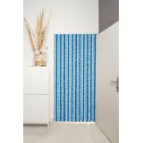 Explorer Flauschvorhang 100 x 200 cm Grau/Blau