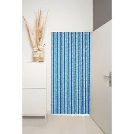 Explorer Flauschvorhang 100 x 200 cm Grau/Blau