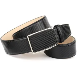 Ledergürtel ANTHONI CROWN, Damen, Gr. 105, schwarz, Rindsleder, casual, Gürtel, Automatik Schließe