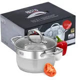 RESTO Kitchenware Edelstahl Kochtopf 18 cm