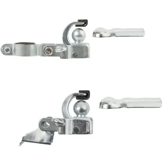 Resul Anhängerkupplung 2 in 1 zur Befestigung an Sattelstütze/Sattelklemmbolzen