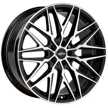 OXIGIN 25 Oxcross 7,5 x 17 5 x 100 ET51 Schwarz Poliert