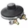 Plastimo Fußpumpe 10 mm Aluminium Schwarz/Grau