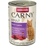 Sparpaket animonda Carny Adult 24 x 400 g - Rind & Lamm