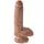 KING COCK Dildo 7" Cock with Balls, hautfarben hell