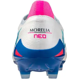 Mizuno Morelia Neo IV Beta Elite FG Herren Blau/Weiß/Gold 43