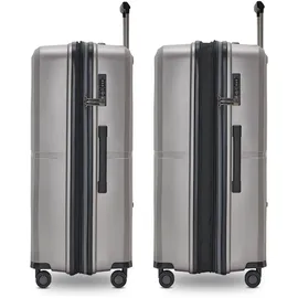 pactastic Collection 01 Koffer-Set 3-tlg. grau/coffee metallic