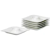 Ritzenhoff & Breker Eierteller-Set Melodie, 6-teilig, Weiß
