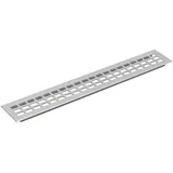 vasalat Lüftungsgitter 1000 mm Aluminium silber