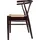 Hammel Furniture Holzstuhl Findahl by Hammel Freja Wasserhyazinthe schwarz 2er Set