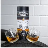 Gilde Wackelglas "Kraftstoff", 2er-Set 47339