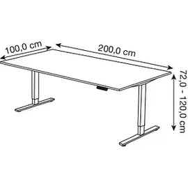 Kerkmann Schreibtisch Move 3 Graphit