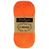 Scheepjes - Scheepjes 603 Neón Naranja Catona Hilo - 1x50g