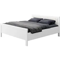 Priess Einzelbett PRIESS "Arnsberg", weiß (lichtweiß, weiß), B:188cm L:208cm,