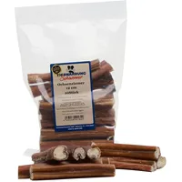 Tiernahrung Schwenner – Ochsenziemer für Hunde – 12cm große Kauartikel - 20 Stck. für langanhaltenden Kauspaß