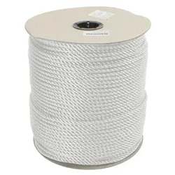 Faserseil Polyester, ø20mm, natur, gedreht, imprägniert