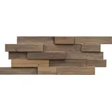 Wandverkleidung Teak Fsc, Dunkelbraun, Holz, Teakholz, Holz, 20x2x50 cm, Fsc, Tapeten & Wandverkleidungen, Wandverkleidung
