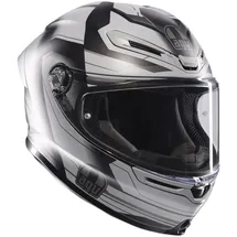 AGV K6 S Ultrasonic Integralhelm - Matt Schwarz/Hellgrau / M
