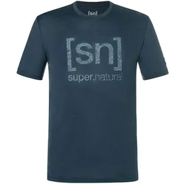super.natural Logo Lines blau XXL