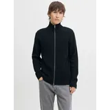 JACK & JONES Strickjacke JJEPERFECT KNIT ZIP CARDIGAN SN blau M (50)