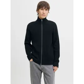 JACK & JONES Strickjacke JJEPERFECT KNIT ZIP CARDIGAN SN blau M (50)