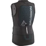 Salomon Flexcell Pro Vest Ski Snowboarden MTN Kinder Rückenschutz, Anpassbarer Schutz, Atmungsaktivität und Einfache Anpassung, Schwarz, JL