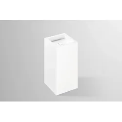 Waschbecken „Q-Serie“ 455 × 455 × 900 mm, mittig mit ProShield