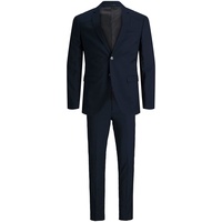 JACK & JONES Anzug 'Franco' & Jones Herren JPRFRANCO Suit NOOS Business-Anzug Hosen-Set, Dark Navy, 56