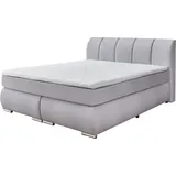 SUN GARDEN Boxspringbett 180 x 200 cm H3 Grau
