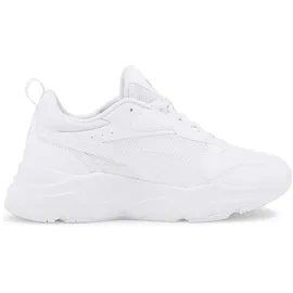 Puma Cassia Plateau Sneaker Damen white/white/team gold 41