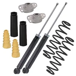 Atec 2x Stossdämpfer+Domlager+Staubschutz-Set + Feder für VW
