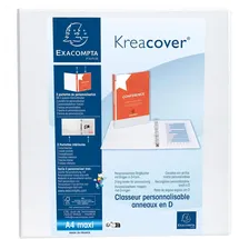Exacompta Kreacover DIN A4 60 mm Weiß 10 St.