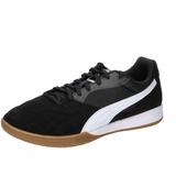 Puma King Top It Soccer Shoe, Black White Gold, 38