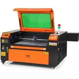 Vevor 80W CO2 Laser Graviermaschine 500x700mm Lasergravierer 20mm Gravurstärke Lasergravurmaschine 800mm/s Graviergerät 220-240V mehr als 1000 Materialien Kompatibel mit LightBurn, CorelDRAW, AutoCAD,