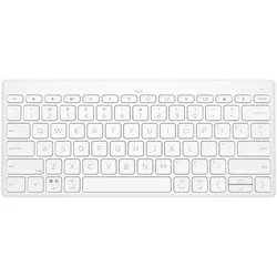HP Tastatur "350 Kompakte Bluetooth-Tastatur", weiß, B:28,21cm H:1,6cm T:12,18cm, Tastaturen