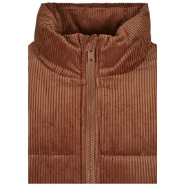 URBAN CLASSICS Boxy Corduroy Puffer Jacke Black XL