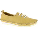Andrea Conti Damen Schnürer Sneaker, gelb, 40 EU
