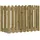 vidaXL Hochbeet Lattenzaun-Design 100 x 50 x 70 cm Braun