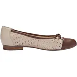 ARA Damen Sardinia Ballerinas, Mocca,Beach, 38.5 EU / 38.5 EU