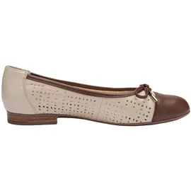 ARA Damen Sardinia Ballerinas, Mocca,Beach, 38.5 EU / 38.5 EU