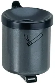 Wandascher, 1 liter, Durchm.xH 110x120 mm, Stahlblech graphit