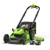 Greenworks POWERALL 48V (24V x 2) Rasenmäher 46cm mit Radantrieb Gen. II - 2x 4Ah Akkus