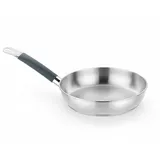Bra Master 20 cm große Pfanne, aus Edelstahl, ohne Antihaftbeschichtung, PFOA-frei, Vollflächeninduktion, für alle Herdarten geeignet, Griff aus silikonbeschichtetem Edelstahl