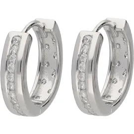 VIVANCE Creolen Zirkonia silber 925