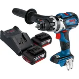 Bosch GSR 18V-110 C Professional, Akku Bohrschrauber 18 V 110 Nm Brushless + 2x Akku 5,0 Ah + Ladegerät