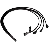 Alphacool Y-Kabel Y-Kabelsplitter 4-Pin auf 4x 4-Pin PWM, 60cm