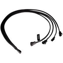 Alphacool Y-Kabel Y-Kabelsplitter 4-Pin auf 4x 4-Pin PWM, 60cm