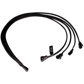 Alphacool Y-Kabel Y-Kabelsplitter 4-Pin auf 4x 4-Pin PWM, 60cm