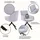 OTTO home Esszimmerstuhl Cusey Polyester grau 2er-Set